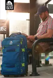 Granite Gear Wheeled Duffle Bag Lightweight Big Wheels Check In Travel Suitcase