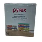 Pyrex Simply Store® 10-piece Meal Prep Rectangular Glass Storage Set