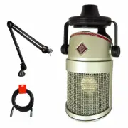 Neumann BCM-104 Condenser Broadcast Microphone w/ Rode PSA1 Boom Arm & Cable Kit