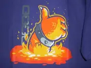 TeeFury Mario Bros XL Shirt "I'll be Back" Mario Bros Terminator MashUp PURPLE