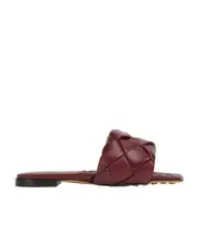 Bottega Veneta The Lido Flat Sandals 36,37 Red