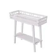2Tier Exquisite Plant Stand Accent Table Flowers Display Shelf LivingRoom Patio