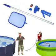 Professional Leaf Rake Mesh Frame Net Skimmer Cleaner Swimming Pool Spa Tool