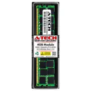A-Tech 4GB 2Rx4 PC3-8500R DDR3 1066MHz ECC RDIMM REG Server Memory RAM Module 1x