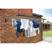 DAYTEK Single Mk 2 Lift & LockFold Down Clothesline MED Primrose