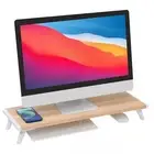 Monitor Stand Riser for Desk, 22.4" x 8.3" Larger Computer Stand for Laptop,