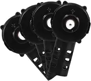 4pcs Drone Motor Base Aircraft Model Drone Accessories Plane Engine Motor Mount Volt Driver Mini Engine Generator Electronic Drone Motors Drones Car Black Plastic