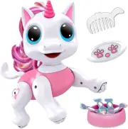Remote Control Robot Toy Unicorn Robo Pets with Interactive Hand Motion Gestures