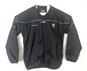 O'Neill Pullover Wind Jacket Mens Large L Black Lined NWT Logos
