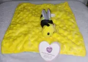 Parent's Choice Yellow with Plush Bee Mini Blankie Plush NWT