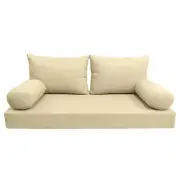 *COVER ONLY*-Style 2 Daybed Mattress Bolster Pillow Covers Knife Edge Full-AD103