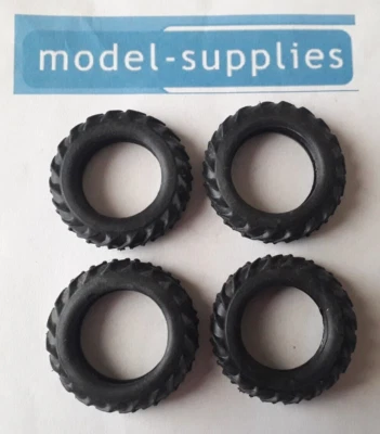 Matchbox Kingsize K5 Tractor unit - Repro Hollow Fit Tyres 33mm O/D - Pack of 4