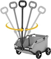 Dog Stroller - Cat Carrier with Wheels | Lightweight Folding 4 Wheel Dog Stroller, Small Dog Stroller for Travel, Shopping, Walking, Playing, Dog Stroller - Cat Carrier on Wheels | Travel