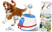 Automatic Ball Launcher for Dogs - Interactive Automatic Dog Ball Thrower
