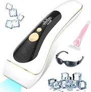 Laser Hair Removal for Women and Men, IPL Hair Removal with Ice Cold Function, 999,000 Flashes Painless permanent hair removal on Armpits Back Legs Arms Face Bikini Line, Corded