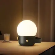 Portable Cordless Lantern Table Lamp,Small Cordless Rechargeable Hang Black