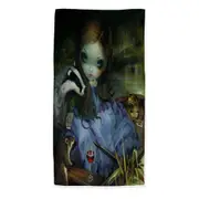 Fairytale Art Prints the Wind in the Willows Microfiber Beach Towel