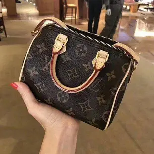 LV 路易威登 Nano Speedy Mini 女包 M61252 Louis Vuitton 單肩