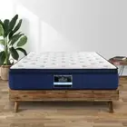 Mattress Cool Gel Memory Foam 7 Zone King 34cm Bedding Comfort Sleep Quali -K183