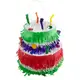 派對城 現貨【造型皮納塔(附棒)-生日蛋糕】 歐美派對 Pinata 皮娜塔 生日派對 小玩具 派對佈置 拍攝道具
