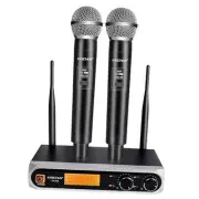 Wireless Microphone, Professional Cordless Dynamic Wireless Microphone