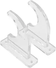 Parliky 2pcs Guitar Rack Wall Mount Display Locking Hanger for Guitar Sword Skateboard