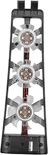 KOSDFOGE Game Console Cooling Fan Low Noise Built in 3 Fans Game Temperature Cooler Fan for PS5 Discs Edition and Digital Edition
