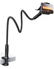 Gooseneck Phone Holder Bed - [Nylon Braided] Flexible Arm, 38inch Black
