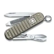 Victorinox Swiss Army Classic SD Precious Alox Pocket Knife - Grey