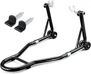 Rear Motorcycle Stand Paddock 500kg Motorbike Carrier Sport Dirt Bike Back Wheel Lift Swingarm Fork Heavy Duty Steel for Suzuki Yamaha Honda Kawasaki