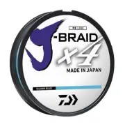 Daiwa J Braided 4 Strand Line 30lb 300yd Filler Spool Island Blue JB4U30-300IB