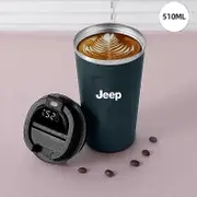 510ml Coffee Mugs For Jeep Cherokee Liberty Patriot Renegade Compass Wrangler Wagoneer Stainless Steel Coffee Cup Auto Supplies Kettles Blue