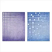 XMZZMX Dots Background Metal Cutting Dies for Card Making, Paper Embossing Die Cuts Kit Templates, Storage Pockets Supplies, Photo Frame Album DIY Scrapbooking Stencils Sets