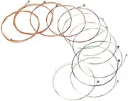 A2012 12-String Guitar String 12Pcs Stainl Steel Core Coated Copper Alloy Wound for Acoustic Folk Guitar