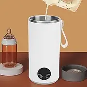 Cordless Portable Electric Kettle, Travel Hot Water Boiler 400ML 4 Gears, Stainless Steel USB Rechargeable Mini Kettle for Coffee Milk