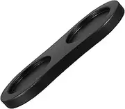 GLEAVI Grinder Base Pepper Countertop Grinder Rest Condiment Bottle Base Kitchen Grinder Tray Grinder Rest for Countertop Grinder Holder Kitchen Condiment Holder Grinder Stand Wood Black