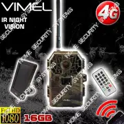 4G Trail Camera Solar Powered 16GB Security Hunting Remote Control View Phone 3G