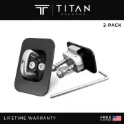 TITAN Premium Retractable Tie Down Truck Anchors for 1999-2013 GMC Sierra