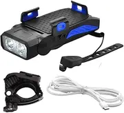 Road Bike Lights Horns,Safety Light Ultra Bright with Sound | Shockproof Bicycles Handlebar Headlight Alarm Bells for Adults Enthusiasts Beginners