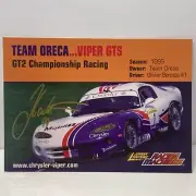 CARD ONLY: Johnny Lightning Trading Card Team Oreca Dodge Viper GTS