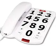 Landline Phone for Seniors, Big Button Phones for Visually Impaired Seniors, with Extra Loud Ringer, Large Easy Buttons, Emergency House Phones