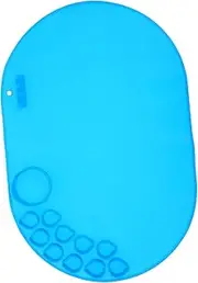 BRIGHTFUFU Silicone Mat for Crafts Xcm Non-Stick Easy-Clean Pigment Cups Pen Holder