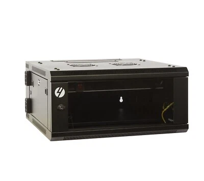 4RU 600mm Wide x 600mm Deep Hinged Wall Mount Server Rack