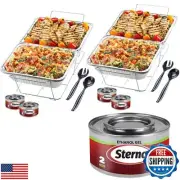 Sterno Buffet Kit Disposable Chafing Dish Buffet Set - Chafing Dishes for Buf