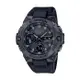 【CASIO G-SHOCK】G-STEEL太陽能藍牙碳纖維核心防護雙顯腕錶-帥氣黑/GST-B400BB-1A
