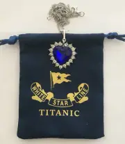Titanic Heart of The Ocean Pendant Necklace White Star Line