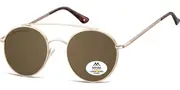 Montana Eyewear MP84 MP84C Men's Sunglasses Gold Size 50