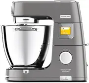 [Kenwood] Titanium Chef Patissier XL Stand Mixer for Baking- Powerful Food Mixer, With K-Beater, Dough Hook, Whisk, and 2 Bowls 5L and 7L, KWL90.004SI, 1400W