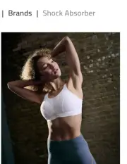 SHOCK ABSORBER ACTIVE D+ CLASSIC SPORTS BRA 16D/38D. White. BNWT.