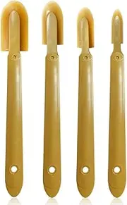 NILLOS Caulk Finishing Tool, 4 PCS Grout Sealant Caulking Smoothing Tool for Kitchen, Bathroom, Window (Multiple Shapes)